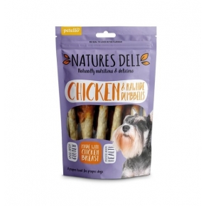 Natures Deli Chicken and Rawhide Dumbbell 100g